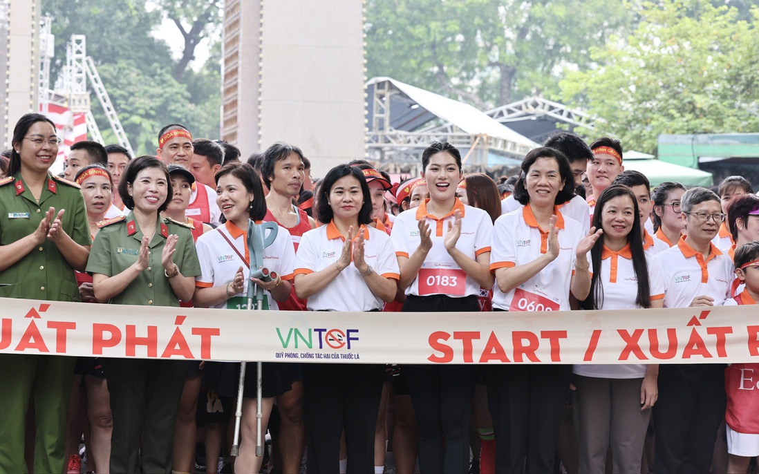 Những khoảnh khắc ấn tượng tại giải "Phụ nữ chạy hưởng ứng Vì môi trường không khói thuốc"