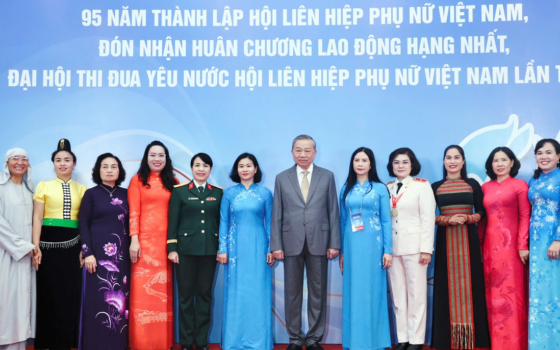 Tổng Bí thư Tô Lâm dự Lễ kỷ niệm 95 năm thành lập Hội Liên hiệp Phụ nữ Việt Nam