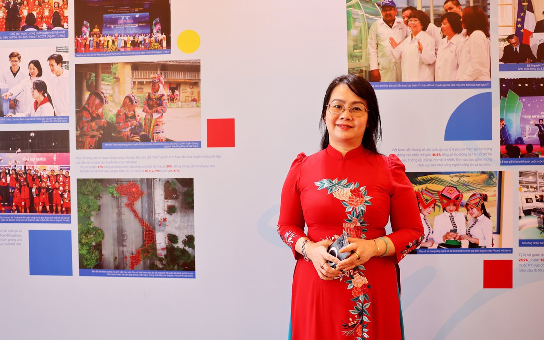 Mỗi phụ nữ là một "điểm sáng thi đua" và "bông hoa yêu nước"