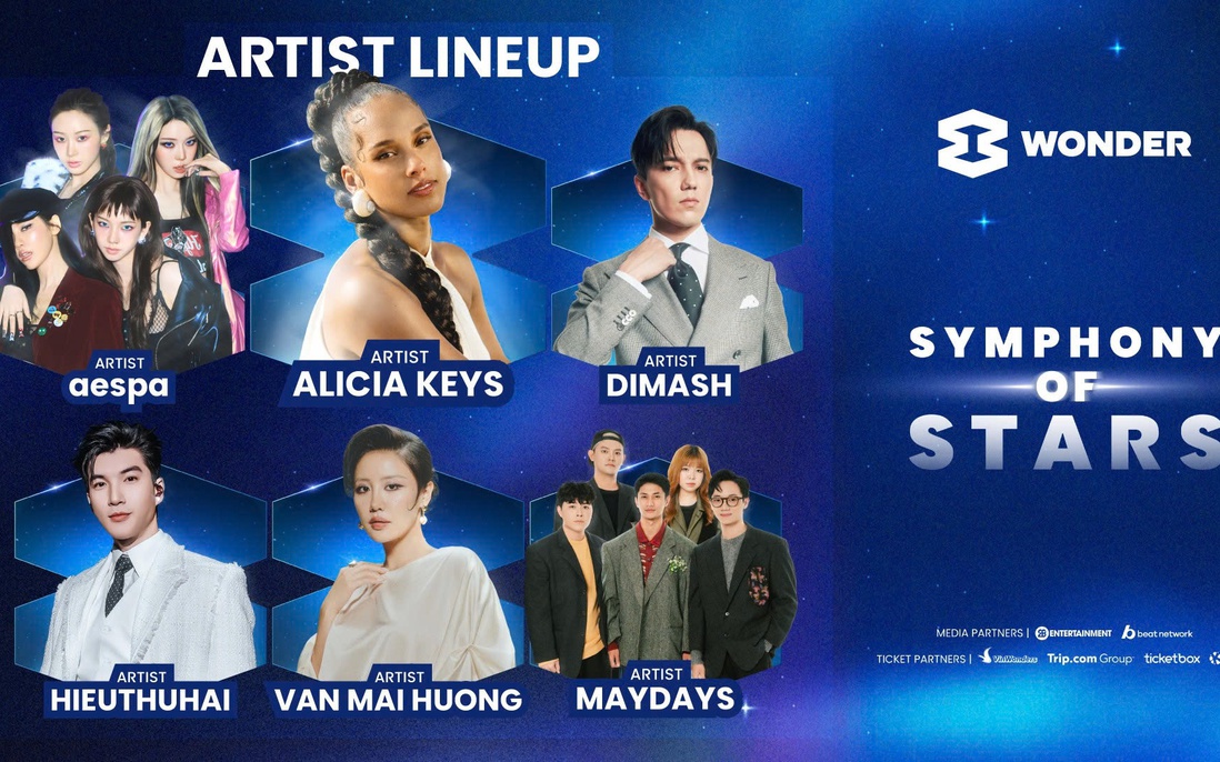 Alicia Keys, aespa, Dimash cùng dàn sao Việt "đổ bộ" 8Wonder Winter 2025