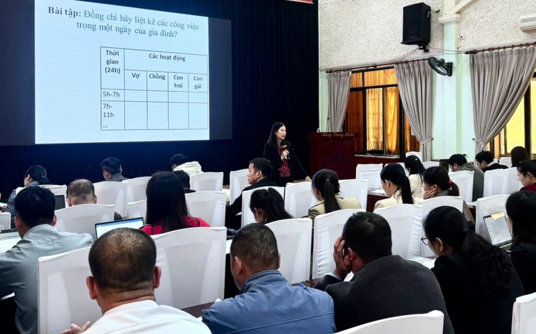 Cao Bằng: Tập huấn nâng cao năng lực lồng ghép giới cho cán bộ cơ sở