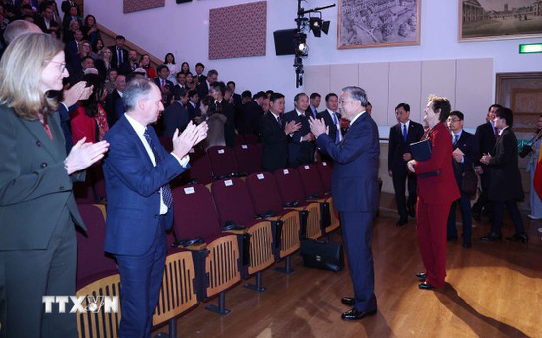 Tổng Bí thư Tô Lâm phát biểu chính sách tại Đại học Oxford