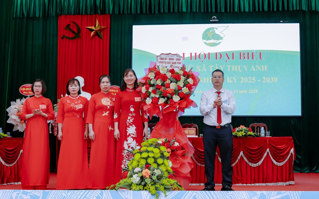 Đại hội đại biểu Phụ nữ xã Tây Thụy Anh nhiệm kỳ 2025-2030 thành công tốt đẹp