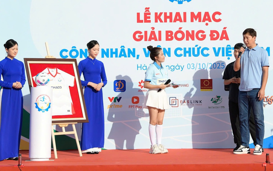 Khai mạc Giải bóng đá công nhân, viên chức Việt Nam 2025