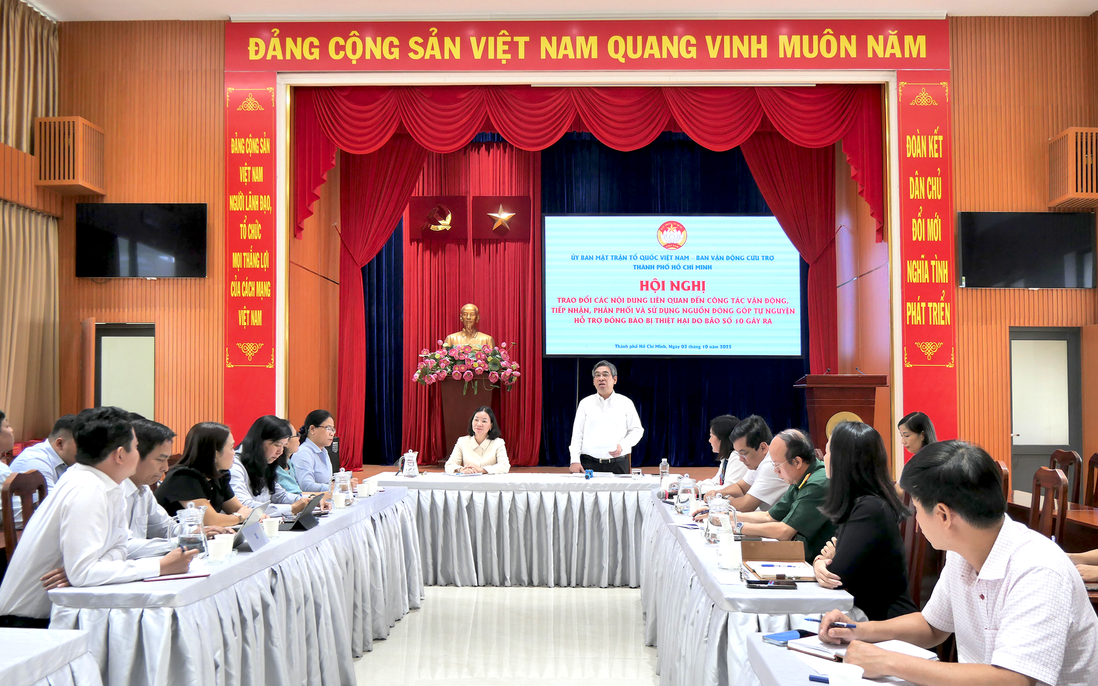 TPHCM: "Chung sức, đồng lòng" cứu trợ bà con vùng bão nhanh nhất, kịp thời nhất 