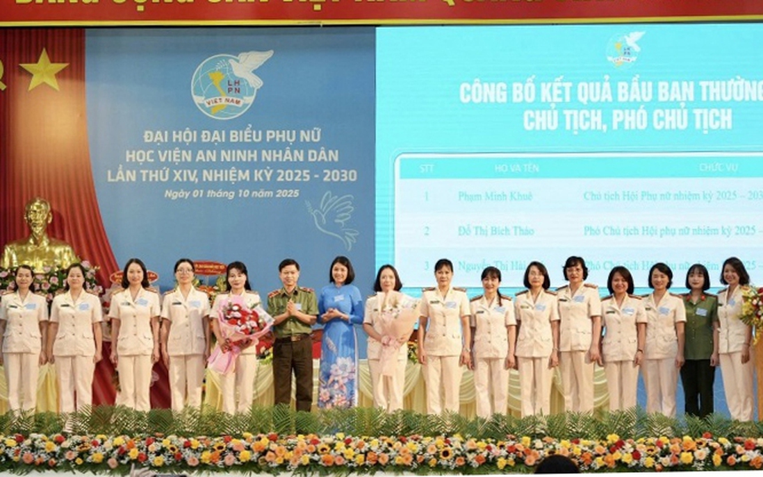 Hội Phụ nữ Học viện An ninh nhân dân tổ chức thành công đại hội phụ nữ điểm