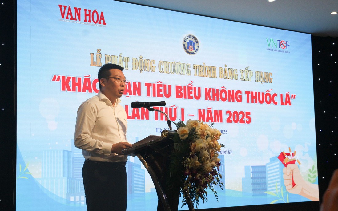 Lần đầu tiên tổ chức chương trình bảng xếp hạng khách sạn tiêu biểu không thuốc lá