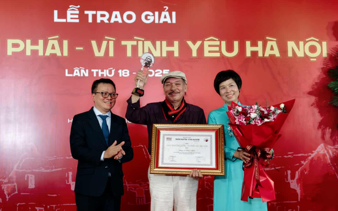 Giải thưởng Bùi Xuân Phái - Vì tình yêu Hà Nội vinh danh nhạc sỹ Trần Tiến