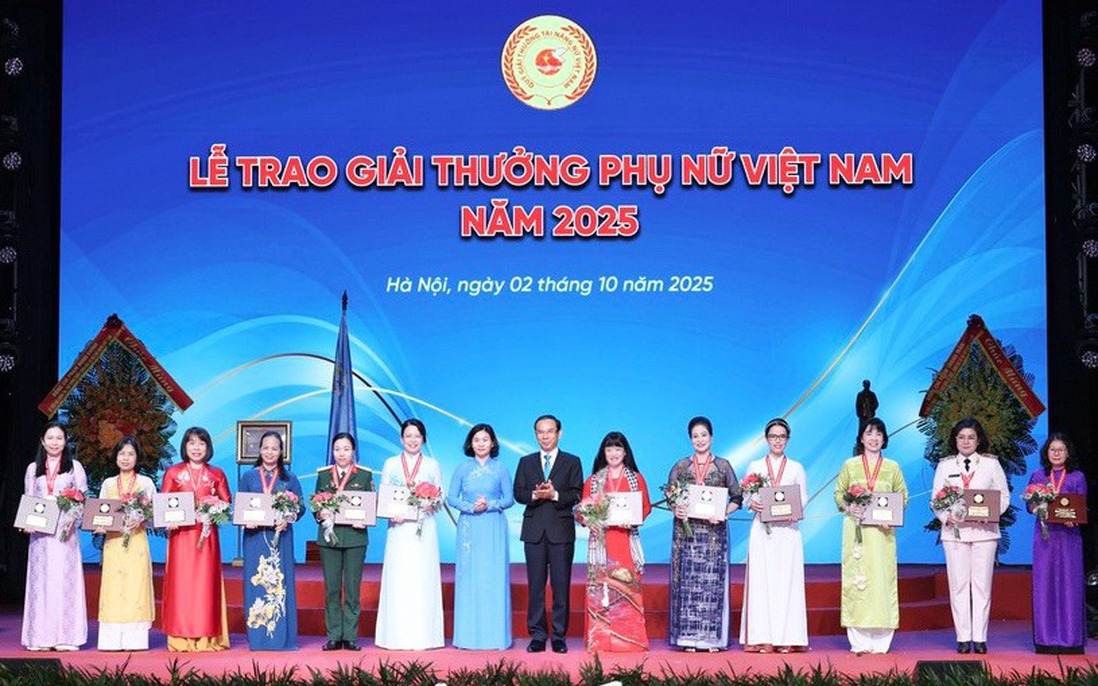 Giải thưởng Phụ nữ Việt Nam 2025: Hành trình tôn vinh, lan tỏa và truyền cảm hứng