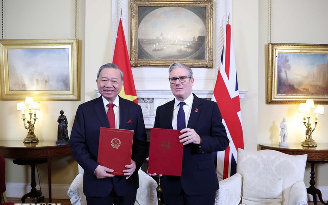 Tuyên bố chung nâng cấp quan hệ Việt Nam-Anh lên Đối tác Chiến lược Toàn diện