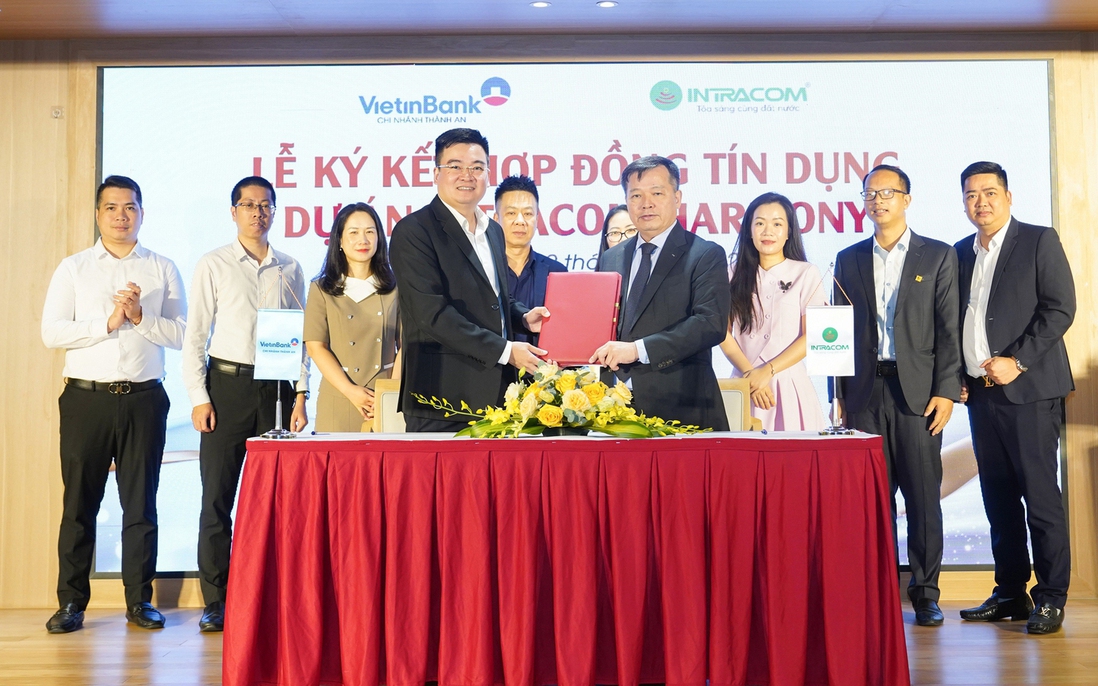 Ký kết hợp đồng tín dụng tài trợ dự án nhà ở Intracom Harmony