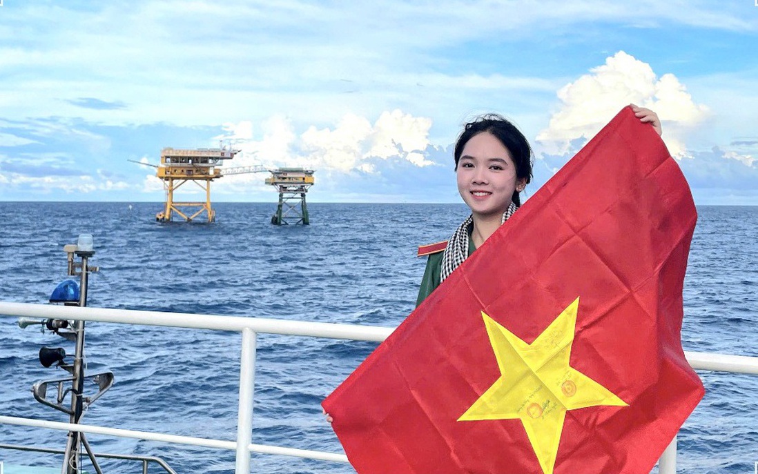 Nữ học viên kiêm Chủ tịch Hội phụ nữ cơ sở ở Học viện Quân y