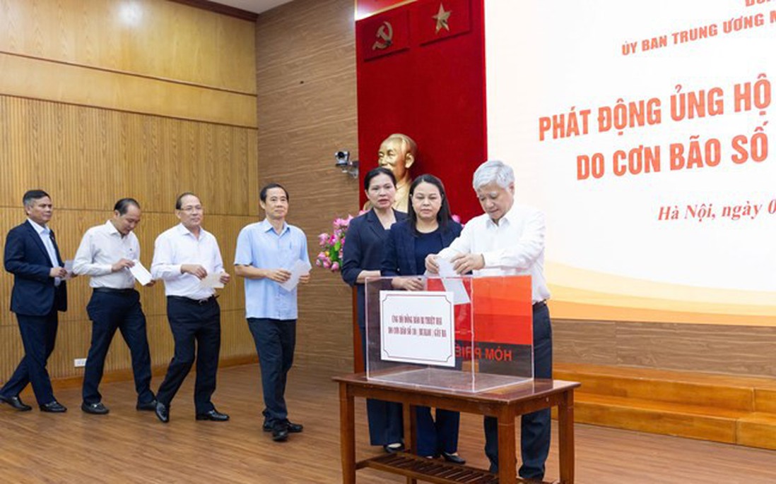 Lời kêu gọi của Đoàn Chủ tịch UBTƯ MTTQ Việt Nam về vận động ủng hộ đồng bào khắc phục thiệt hại do cơn bão số 10 gây ra