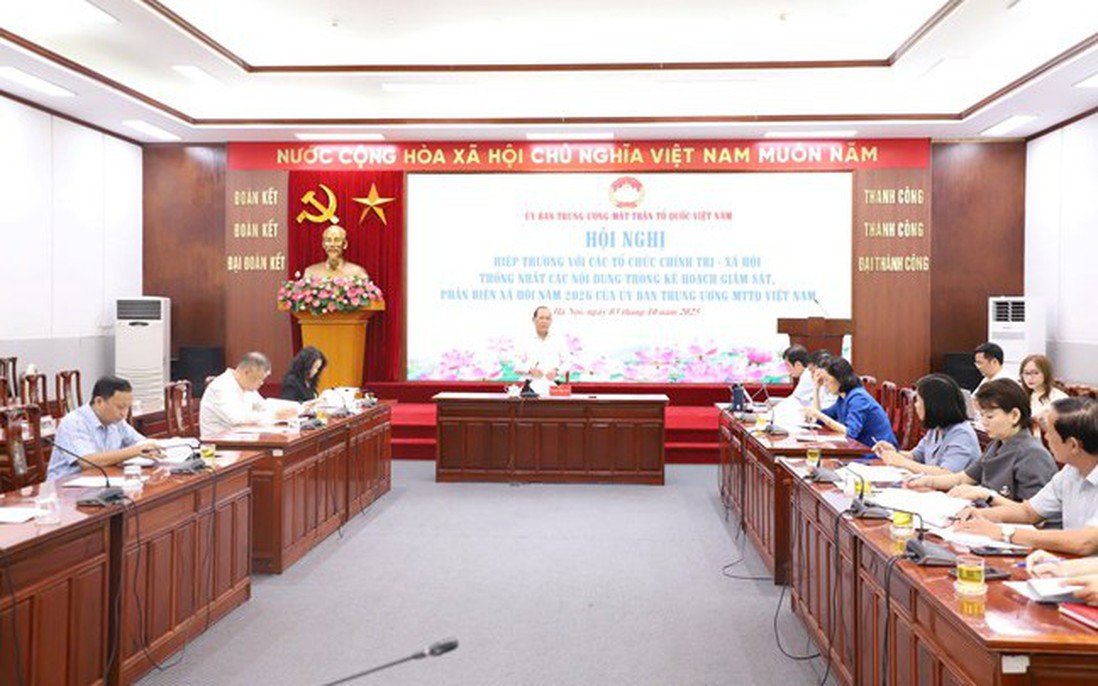 UBTƯ MTTQ Việt Nam sẽ triển khai 6 chương trình giám sát trọng tâm trong năm 2026