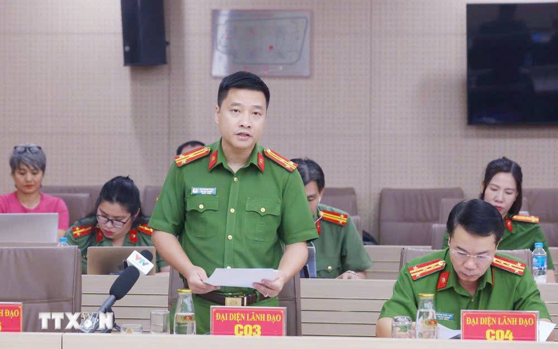 Bộ Công an thông tin kết quả công tác Công an quý 3 năm 2025