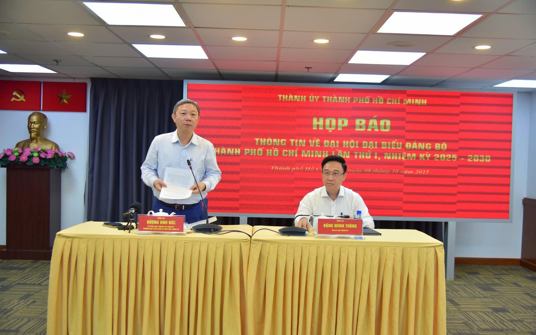 Đại hội Đại biểu Đảng bộ TPHCM lần thứ I diễn ra từ ngày 13 đến 15/10