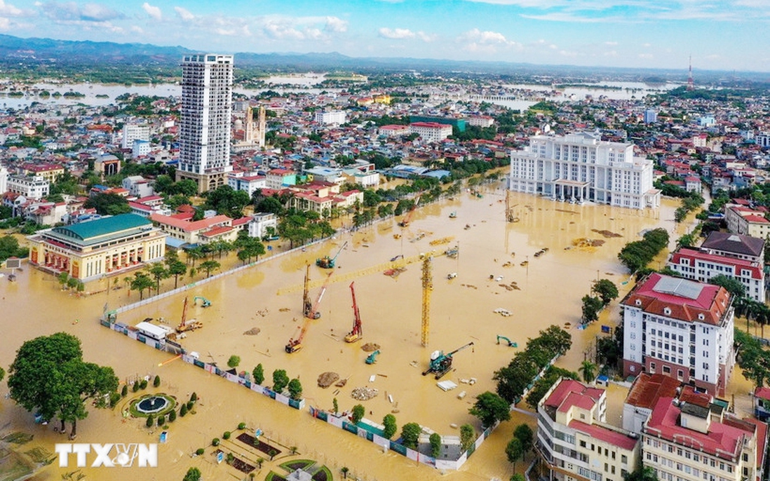 Lũ đặc biệt lớn trên sông Cầu, sông Thương và khả năng đạt đỉnh vào sáng sớm 9/10