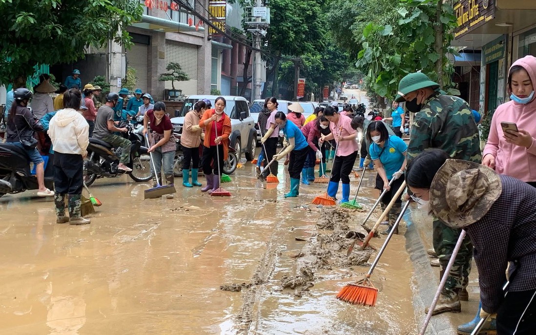 Cao Bằng: Gần 1.000 người tham gia khắc phục hậu quả mưa bão