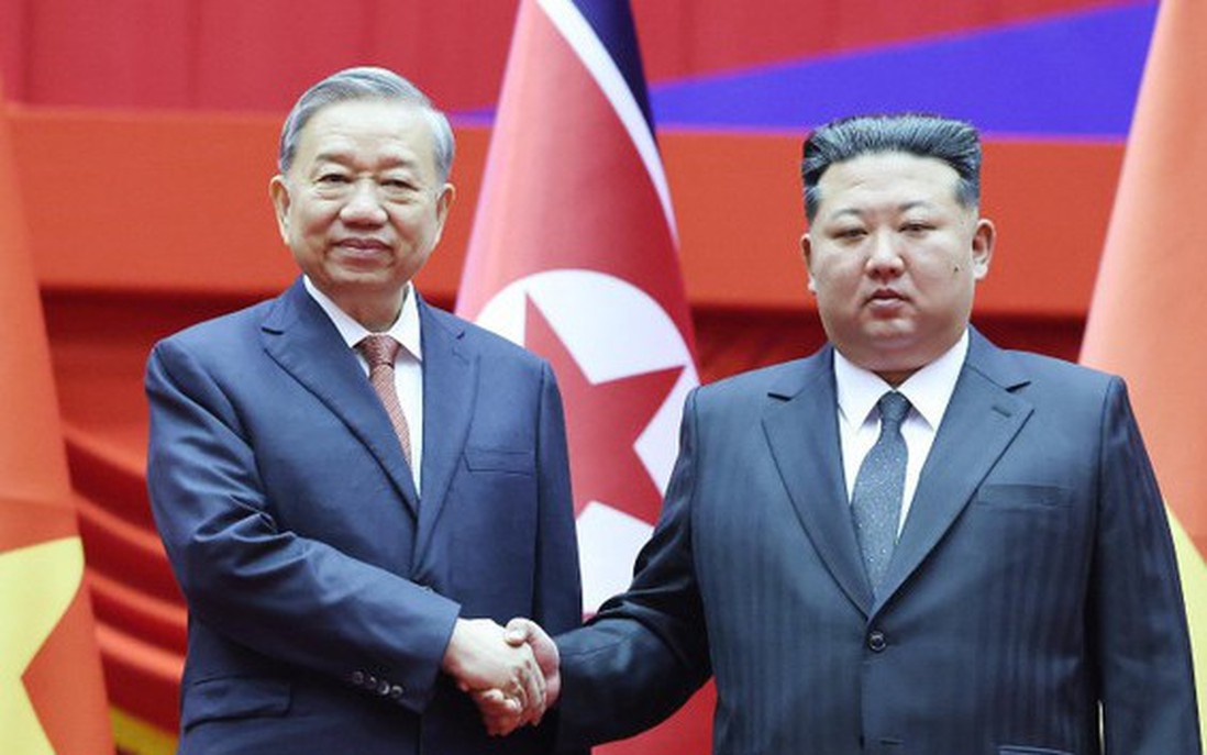 Lễ đón trọng thể Tổng Bí thư Tô Lâm thăm cấp Nhà nước tới Cộng hòa Dân chủ Nhân dân Triều Tiên