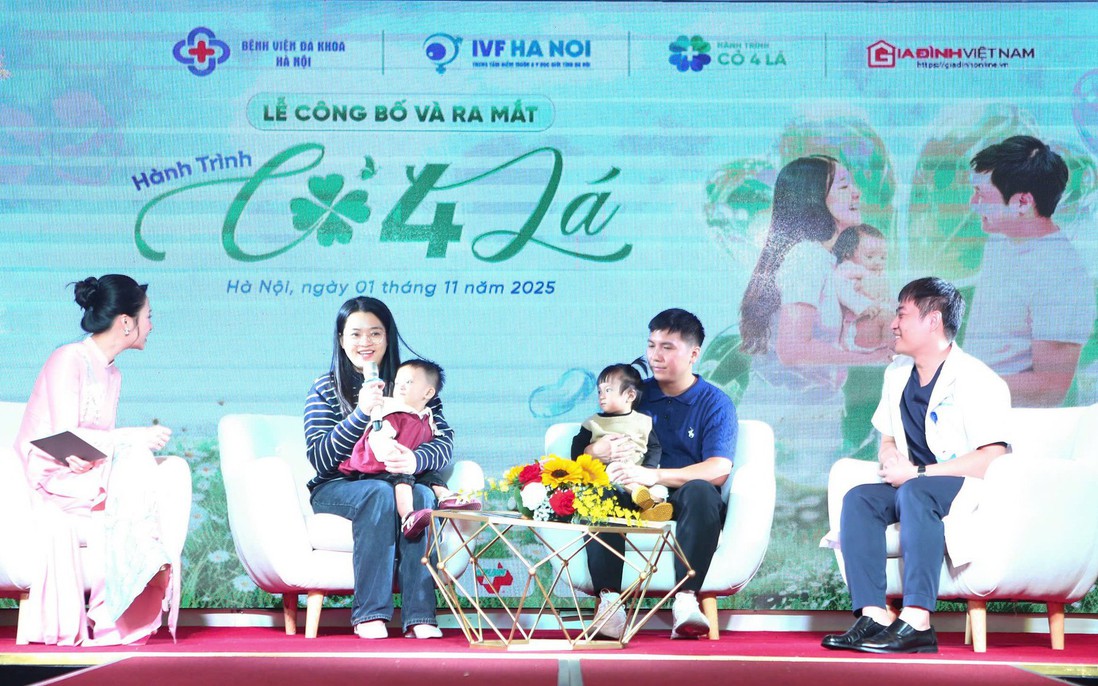 "Hành trình Cỏ 4 lá" với nhiều phần quà ý nghĩa cho các gia đình hiếm muộn