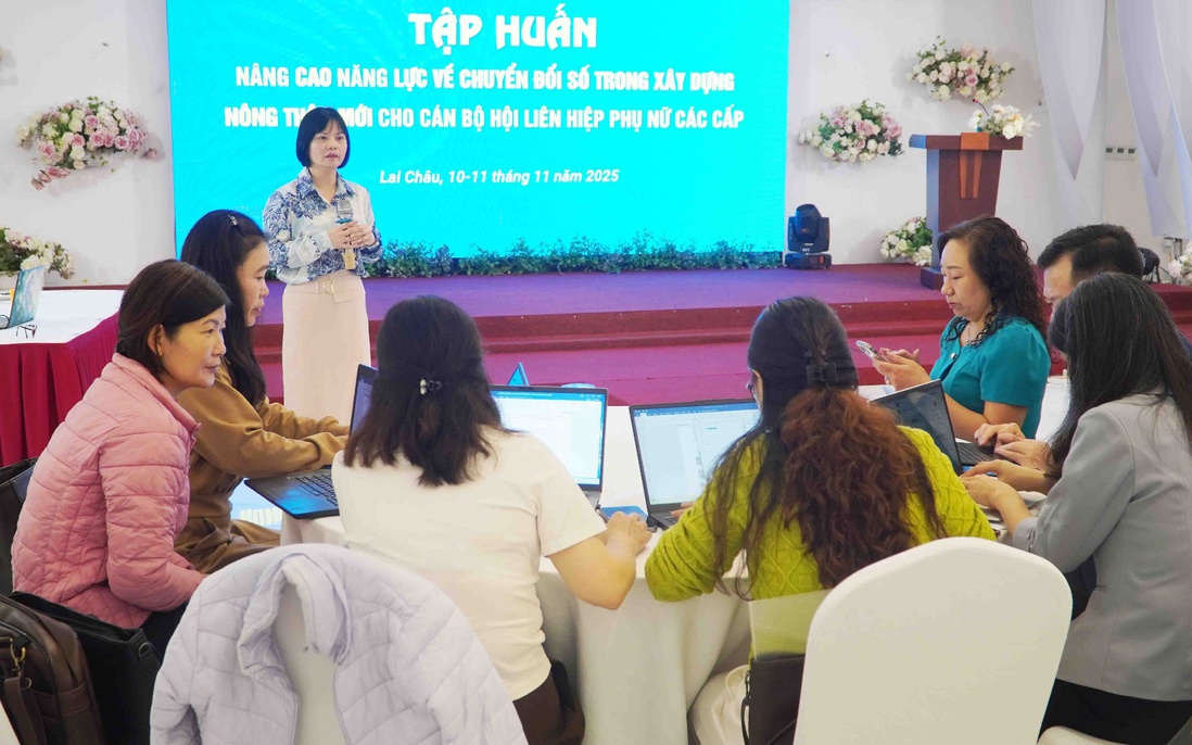Hội LHPN Lai Châu: Tập huấn nâng cao năng lực chuyển đổi số góp phần xây dựng nông thôn mới