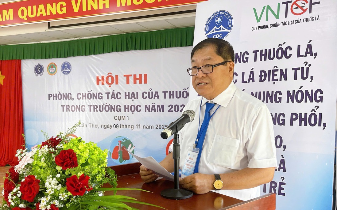 Cần Thơ: Hội thi phòng, chống tác hại thuốc lá trong trường học năm 2025