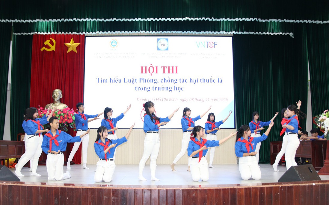 Thi "Tìm hiểu Luật phòng, chống tác hại thuốc lá" tại trường THPT Phước Bửu