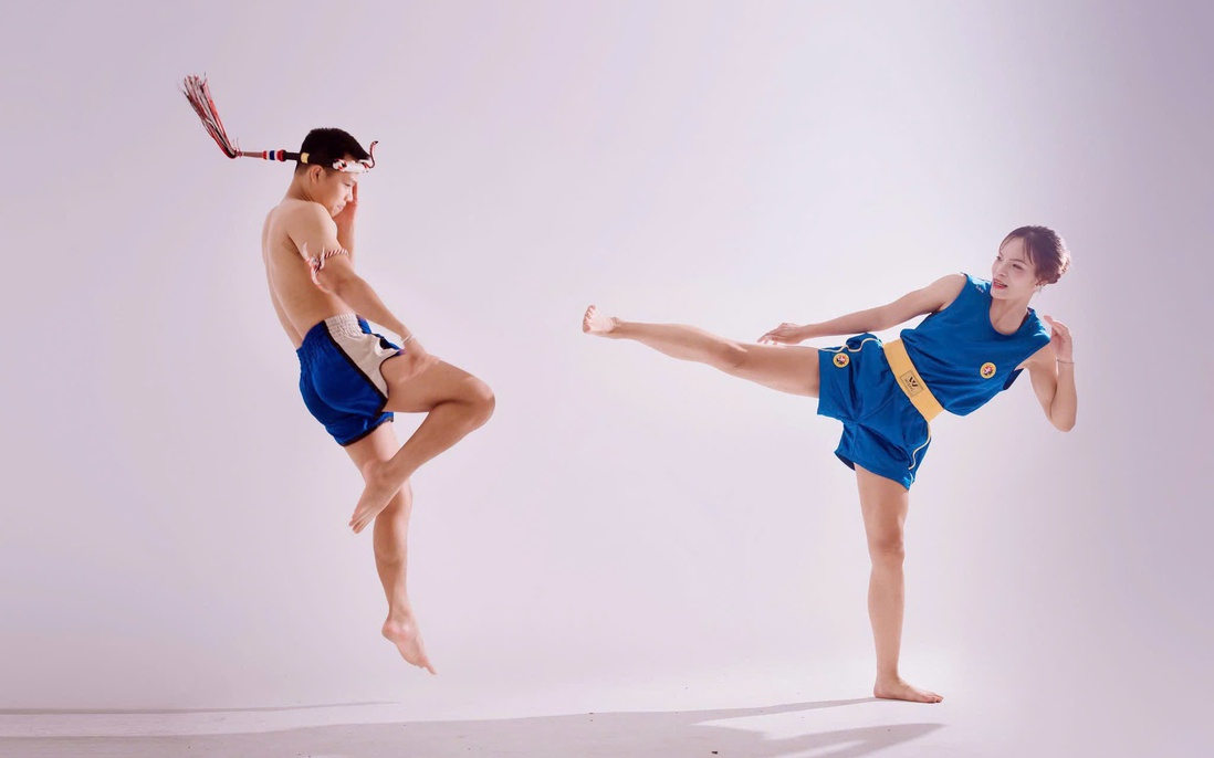 Ảnh cưới như một màn "đấu võ" của nữ võ sĩ MMA 