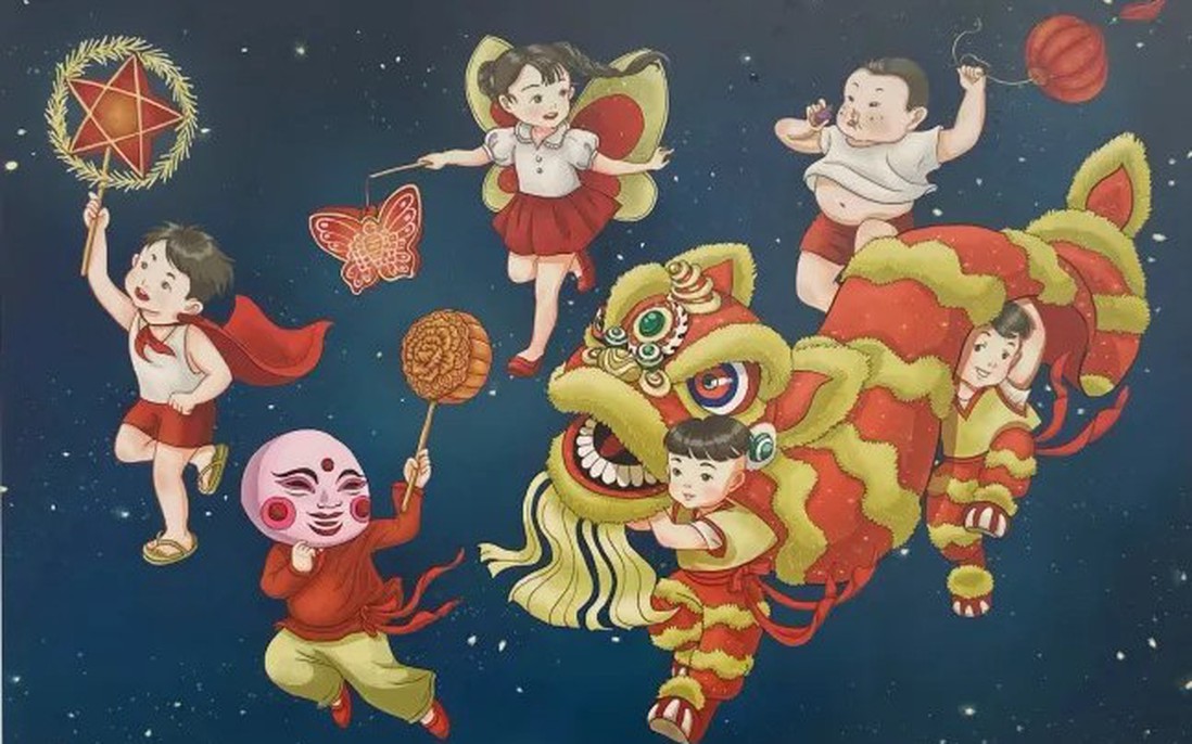 Làng chài dưới trăng