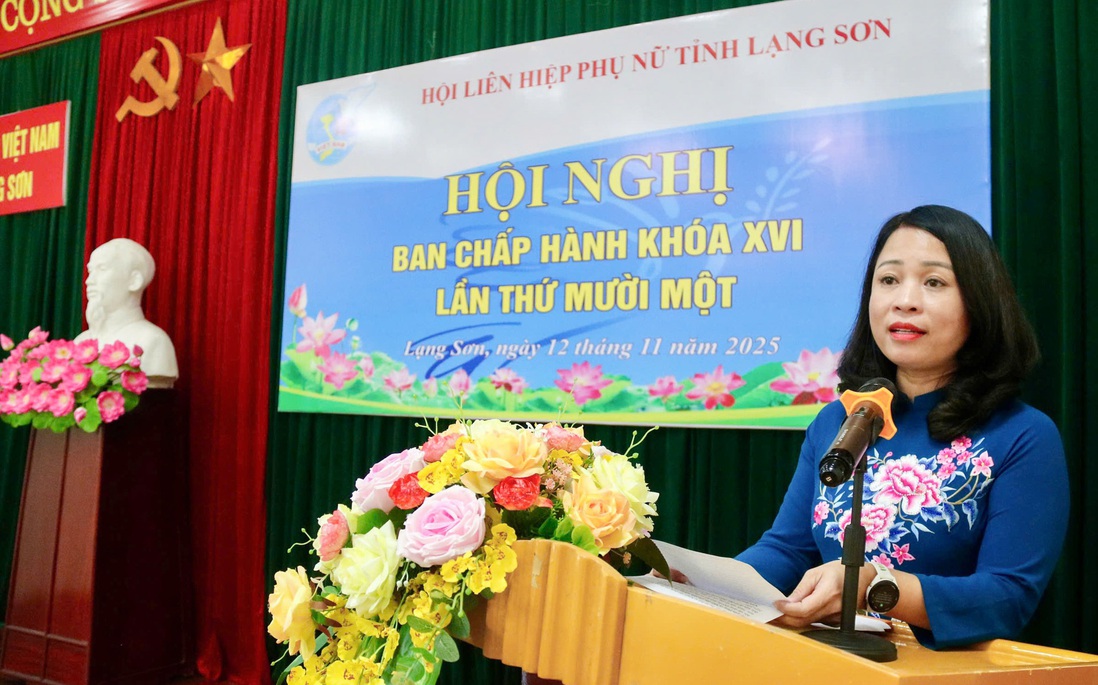 Bà Nguyễn Thị Hồng Vân là tân Chủ tịch Hội LHPN tỉnh Lạng Sơn