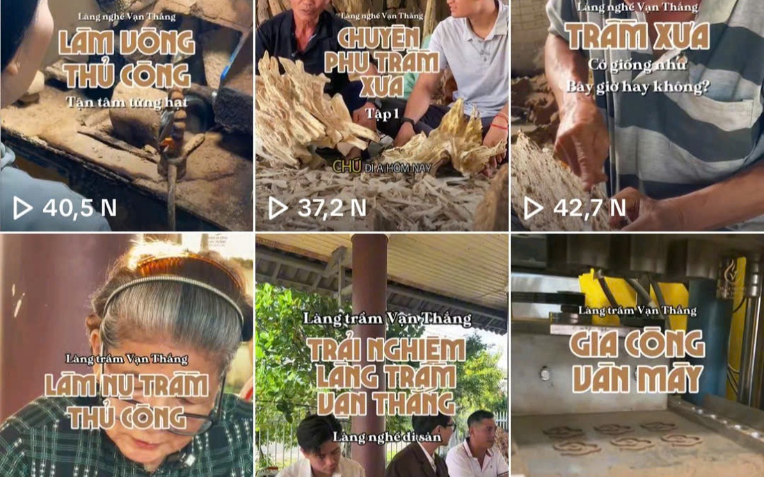 Làng nghề "xoi" trầm Khánh Hòa kể chuyện trên nền tảng số