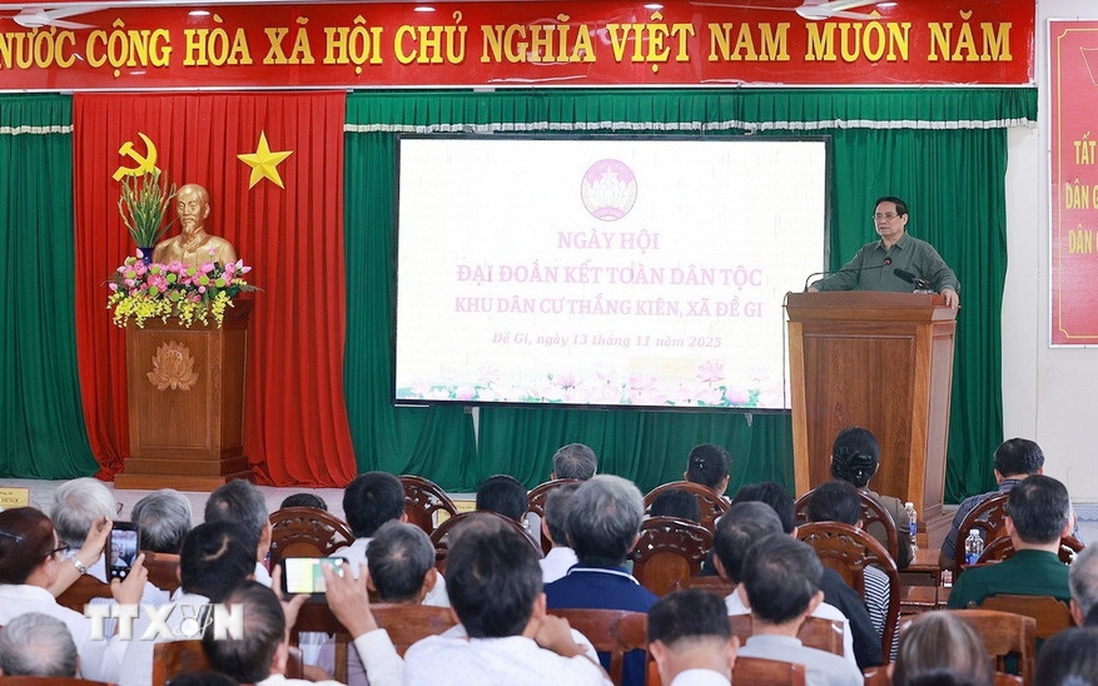 Thủ tướng Phạm Minh Chính dự Ngày hội Đại đoàn kết dân tộc tại tỉnh Gia Lai