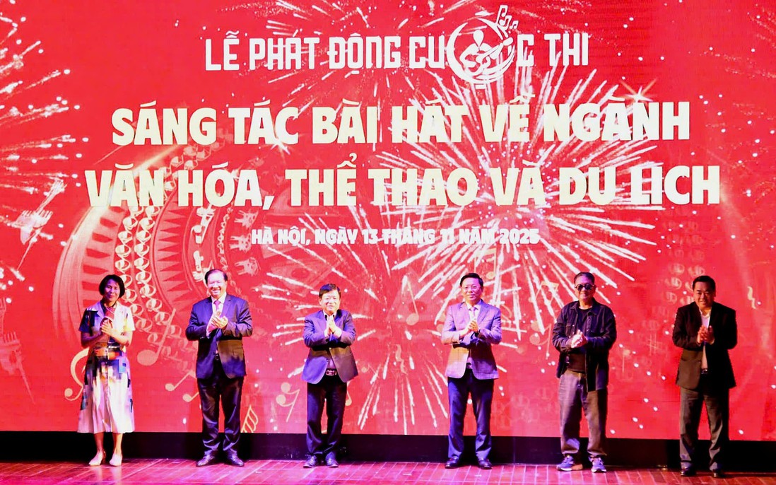 Lần đầu tiên phát động cuộc thi sáng tác ca khúc về ngành văn hóa, thể thao và du lịch