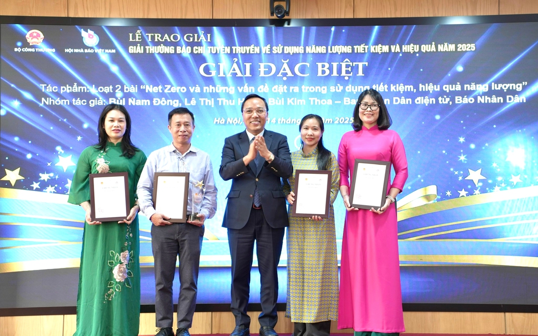 40 tác phẩm đạt giải báo chí về sử dụng năng lượng tiết kiệm, hiệu quả 2025