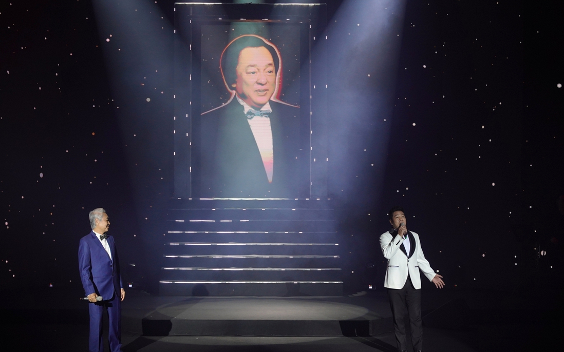 Xúc động màn hòa giọng giữa cố NSND Trung Kiên cùng NSND Quang Thọ, NSND Quốc Hưng