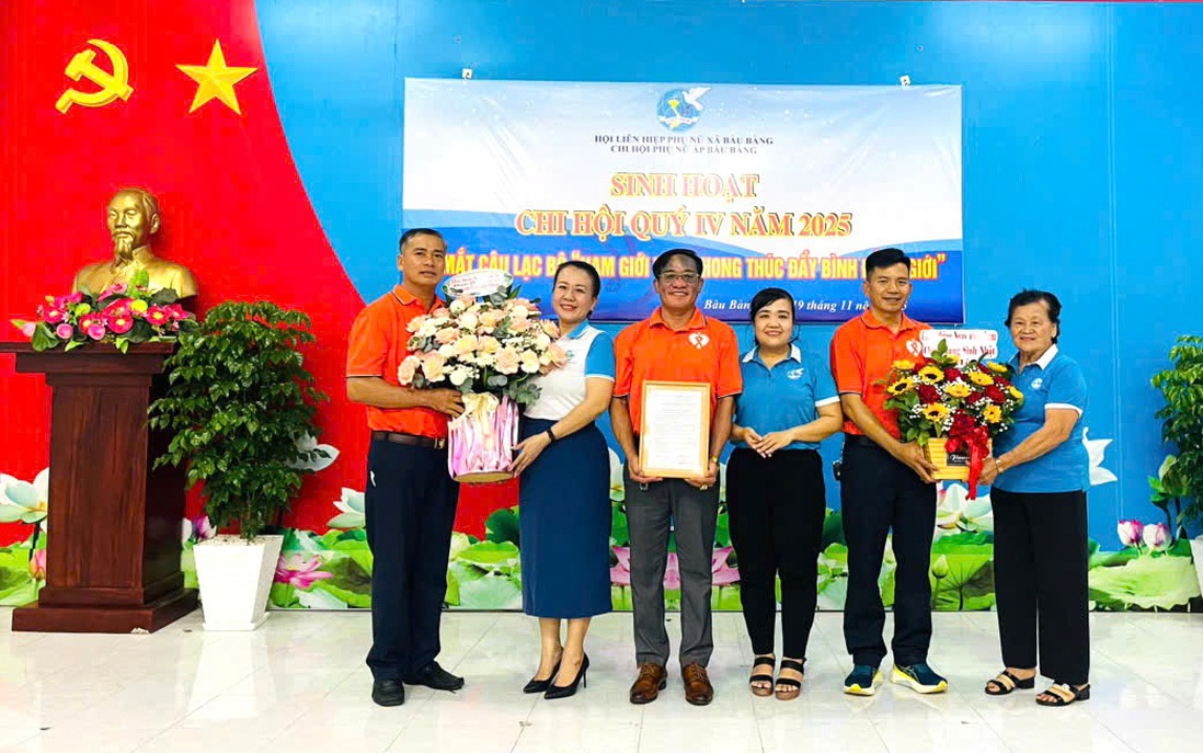 TPHCM: Xã Bàu Bàng ra mắt CLB "Nam giới tiên phong thúc đẩy bình đẳng giới"