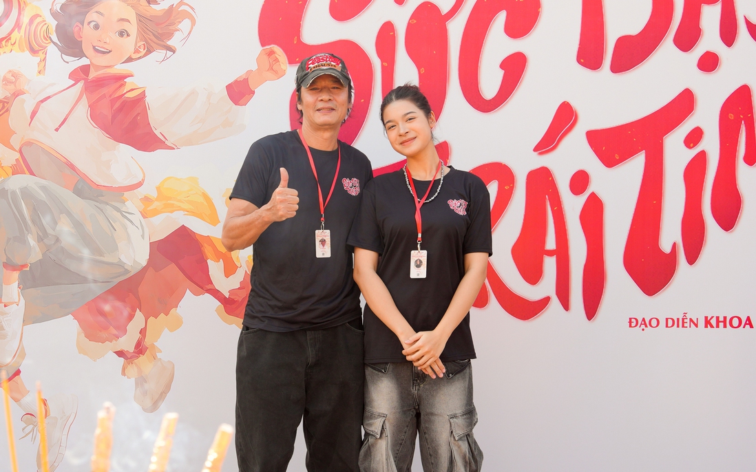 NSƯT Võ Hoài Nam và con gái lần đầu đóng chung phim