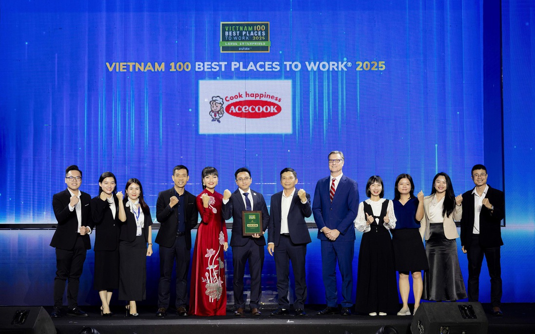 Acecook Việt Nam 10 năm liên tiếp vào top 100 nơi làm việc tốt nhất Việt Nam