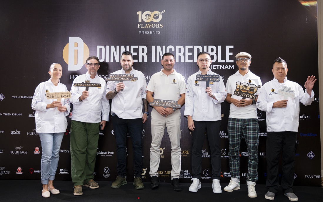 Lần đầu tiên, 13 đầu bếp Michelin hàng đầu thế giới hội tụ tại Việt Nam