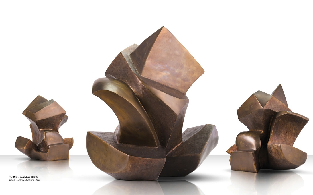 Triển lãm những khối kim loại đầy chất thơ tại Hà Nội