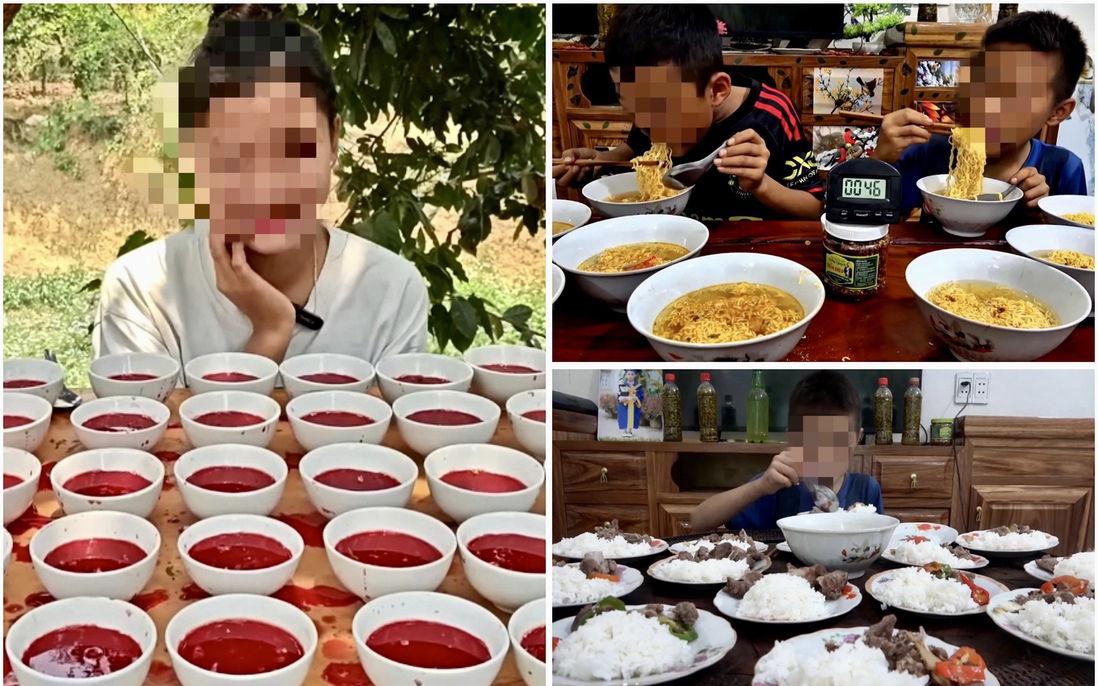 Sơn La xác minh loạt kênh YouTube "thi ăn cực đoan" có trẻ em tham gia