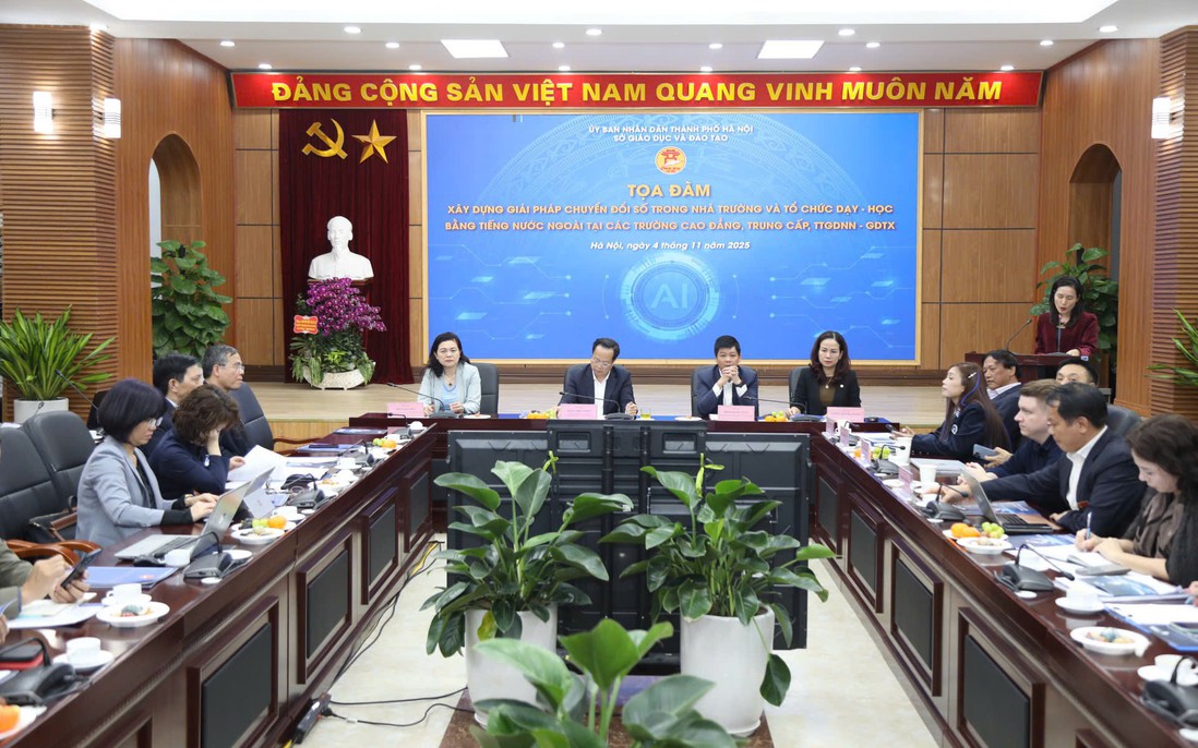 Hà Nội thúc đẩy chuyển đổi số và dạy học bằng tiếng nước ngoài trong giáo dục nghề nghiệp