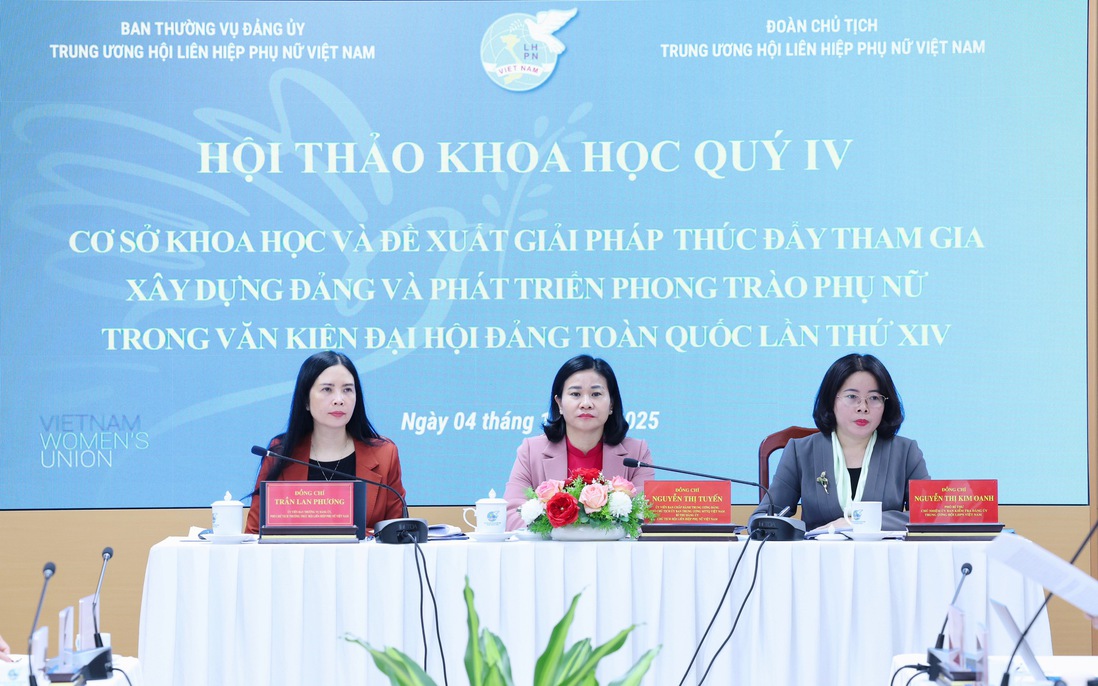 TƯ Hội LHPN Việt Nam tổ chức Hội thảo góp ý kiến Dự thảo Văn kiện Đại hội Đảng XIV