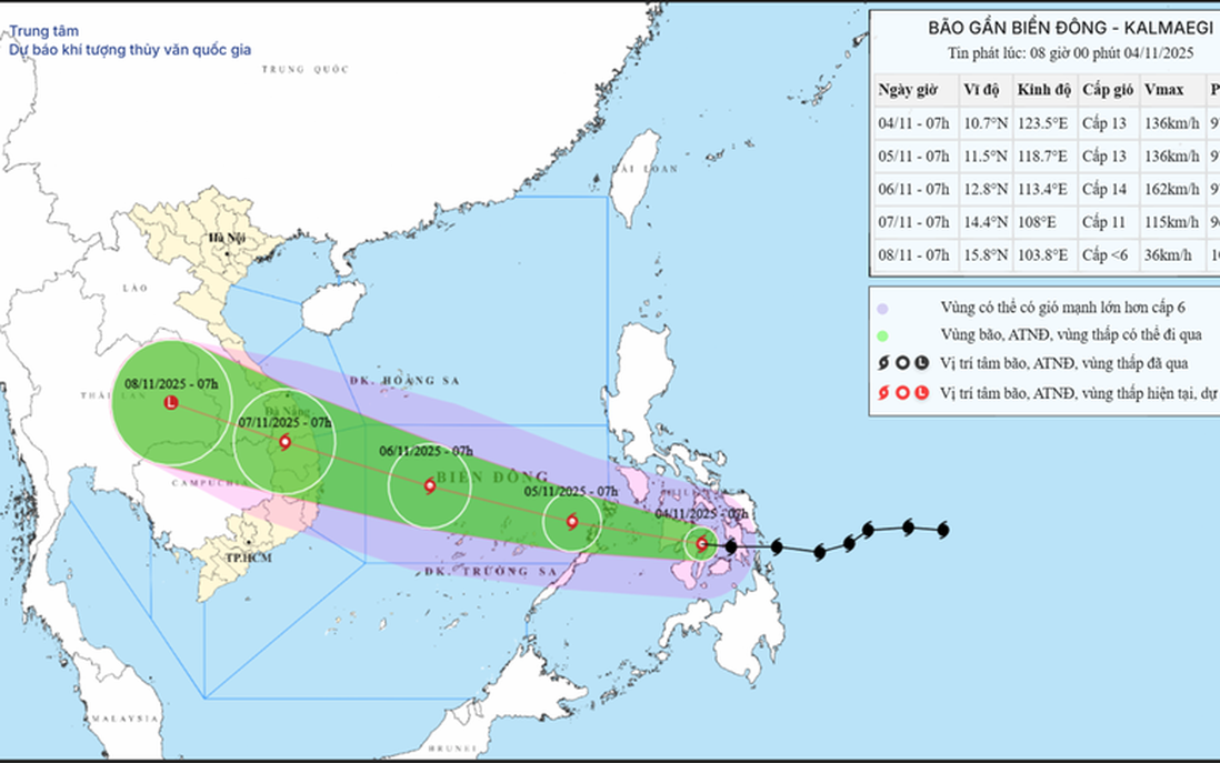Bố trí lực lượng ứng trực sẵn tại tất cả các địa bàn trọng yếu ứng phó bão số 13
