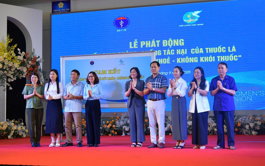 Ngày 6/11: Phát động Chiến dịch "Gia đình có sức khỏe - Không khói thuốc" tại Cần Thơ