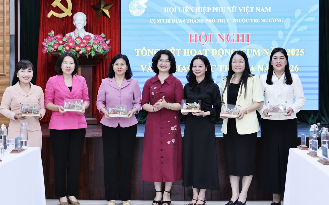 Tổng kết hoạt động Cụm thi đua Hội LHPN 6 thành phố trực thuộc Trung ương năm 2025