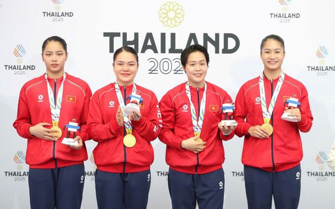 Liên tiếp giành HCV, Việt Nam lên top 2 bảng tổng sắp huy chương SEA Games 33