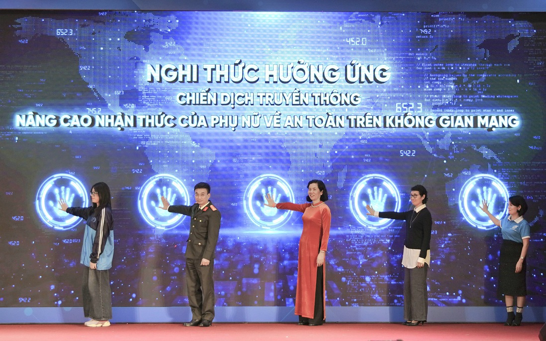 Hội LHPN Việt Nam phát động chiến dịch truyền thông nâng cao nhận thức của phụ nữ trên không gian mạng