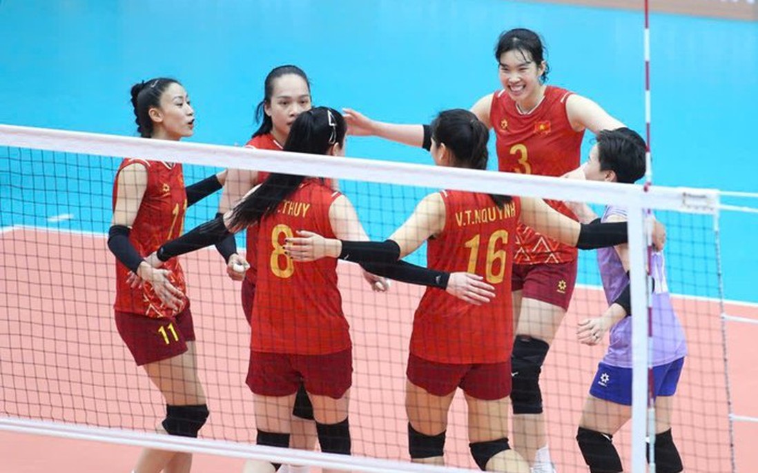 Đội tuyển bóng chuyền nữ Việt Nam vào chung kết SEA Games 33