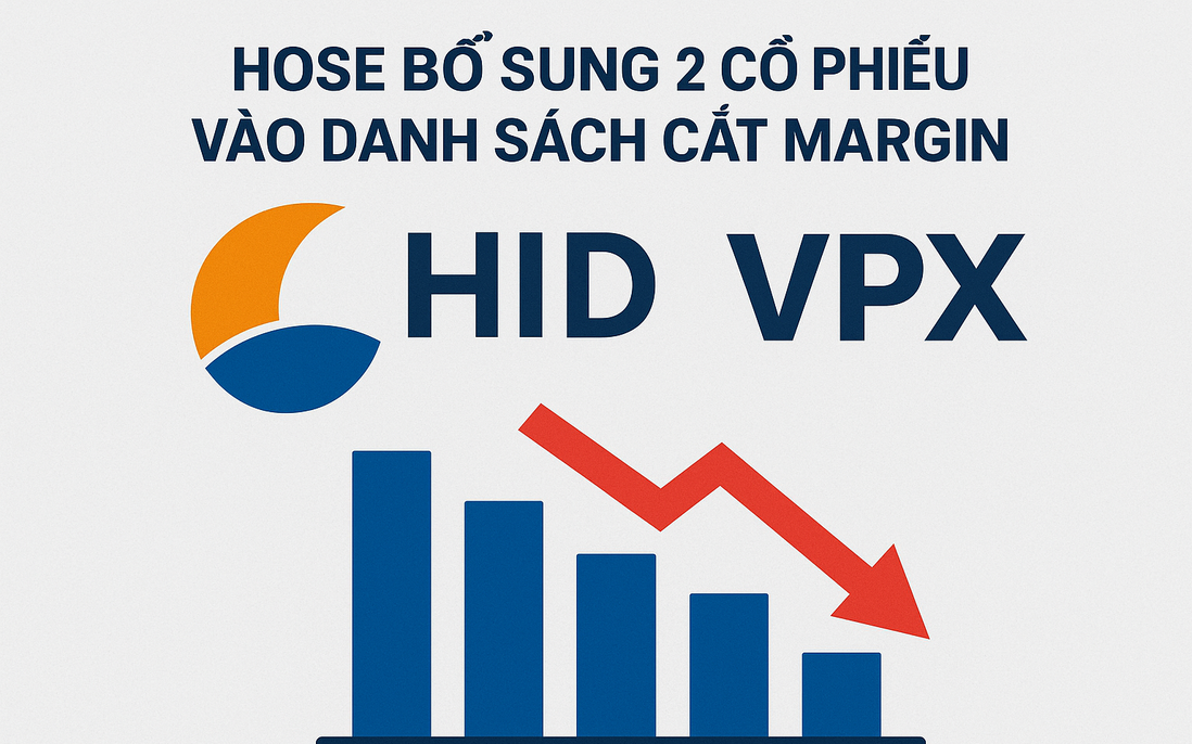 HOSE bổ sung 2 cổ phiếu vào danh sách cắt margin, nâng tổng số lên 70 mã